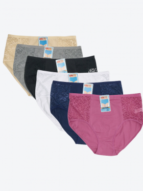 6 par majteczki z delikatne koronką na boku