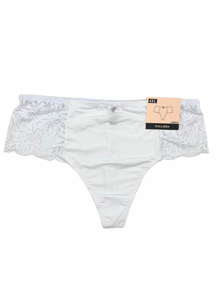 Duże rozmiar stringi koronkowe