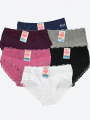 6X bawełnianych majtek damskich komfort na co dzień