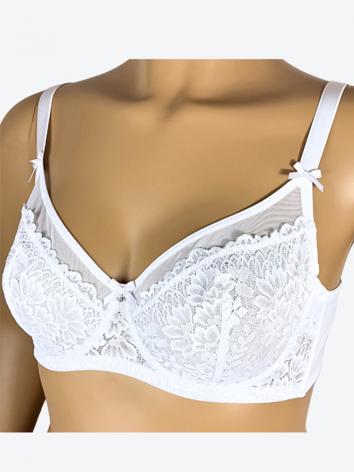 Miękki Biustonosz koronkowe z fiszbiną