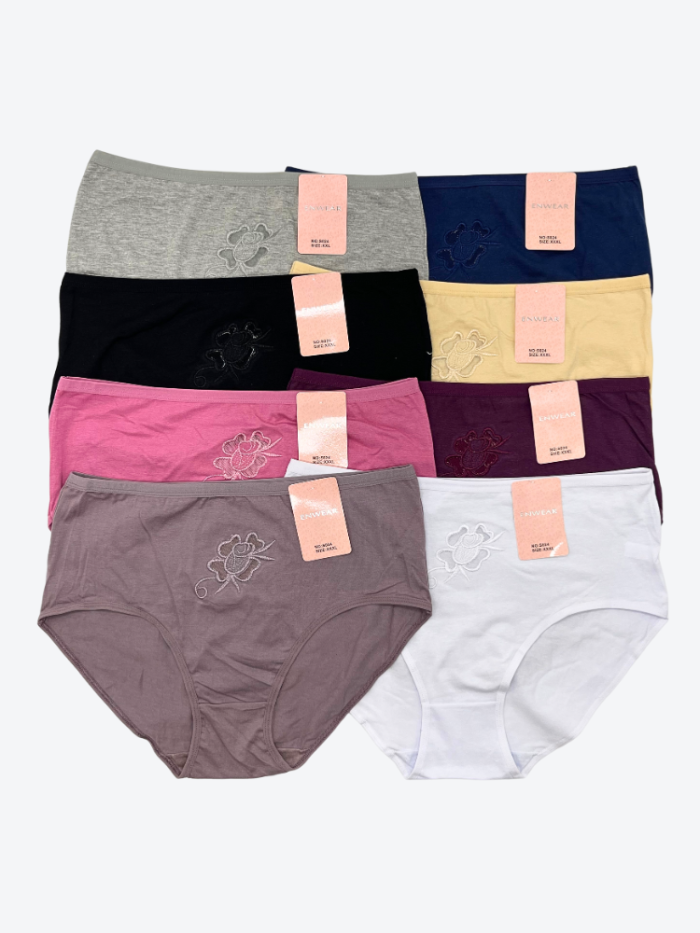 6X bawełnianych majtek damskich komfort na co dzień