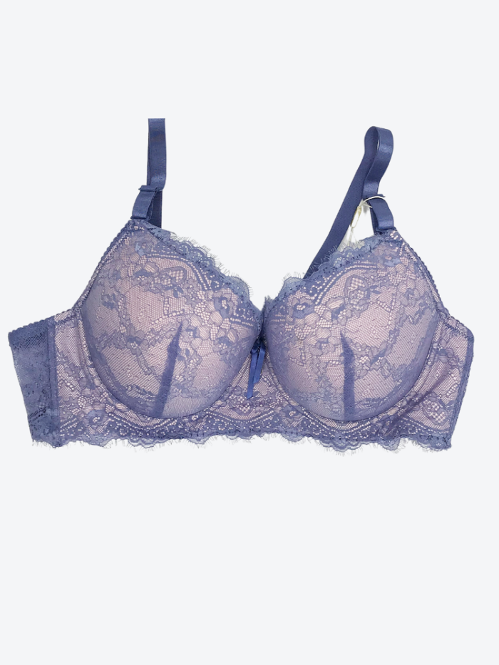 Biustonosz koronkowy seksowny elegancki stanik usztywniany rozmiar D