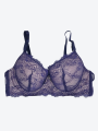 Biustonosz koronkowy seksowny elegancki stanik usztywniany rozmiar D