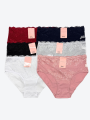 6X bawełnianych majtek damskich komfort na co dzień