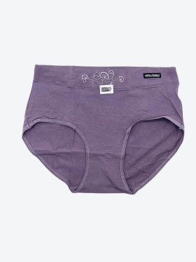 Gładkie figi damskie bawełniane klasyczne rozmiar XL