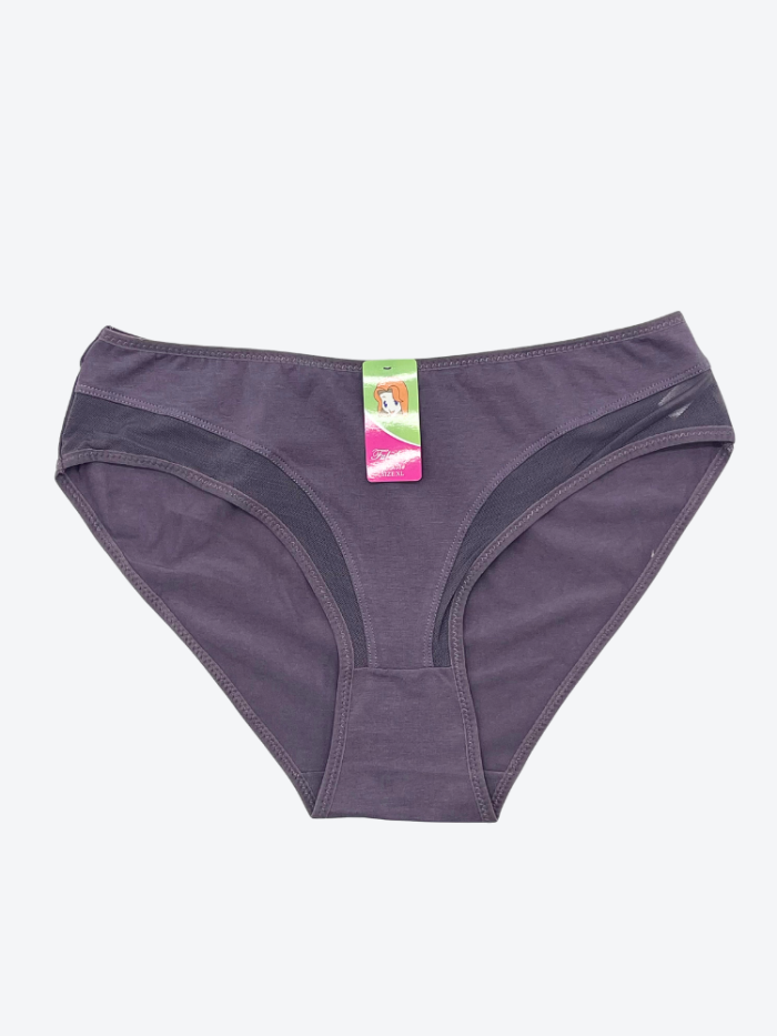 Majtki bawełniane z siatka na boku