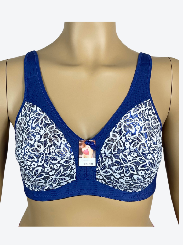 Miękki biustonosz koronkowe miseczkę DD